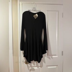 Norma Kamali Batwing Dress Black